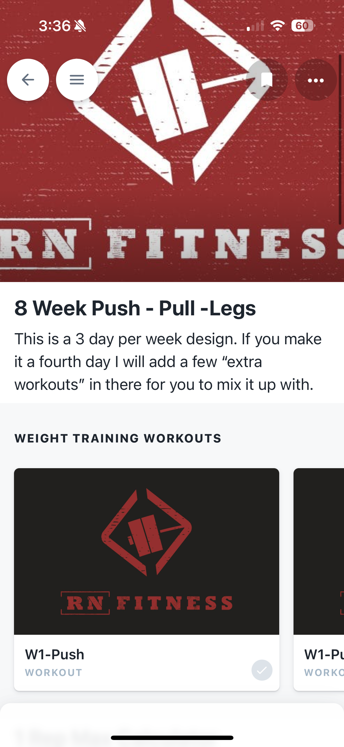 8 Week Push Pull Legs Program